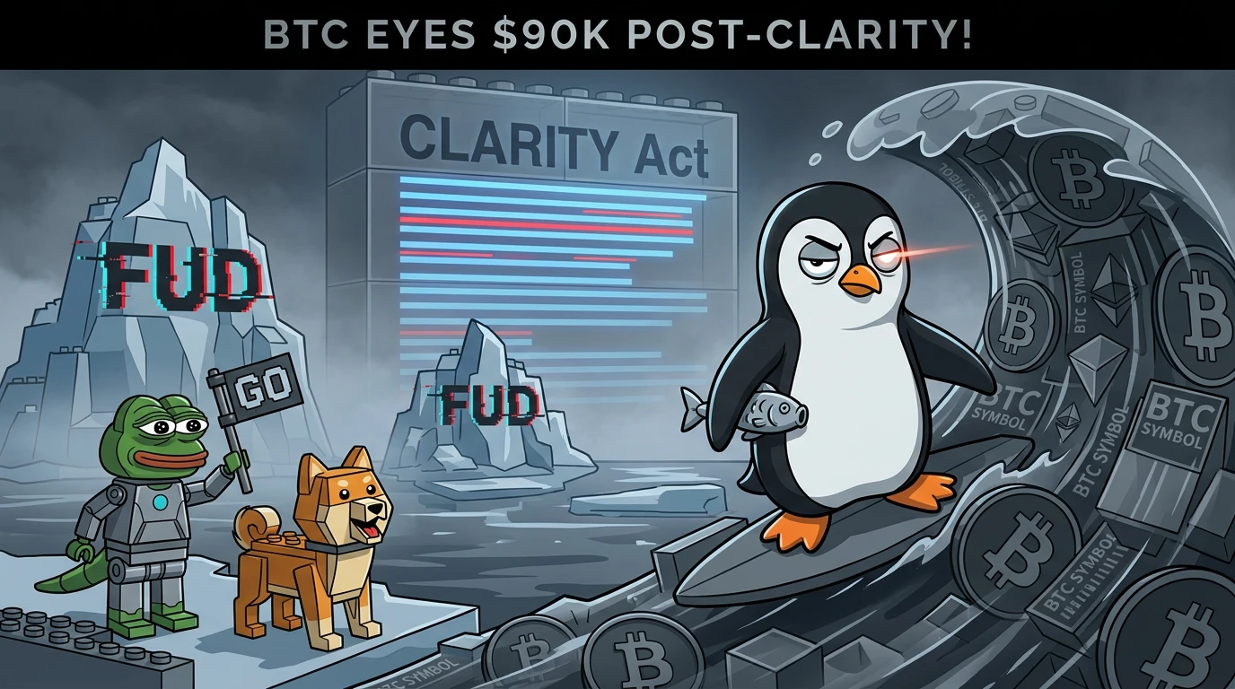 BTC Eyes $90K Post-CLARITY!