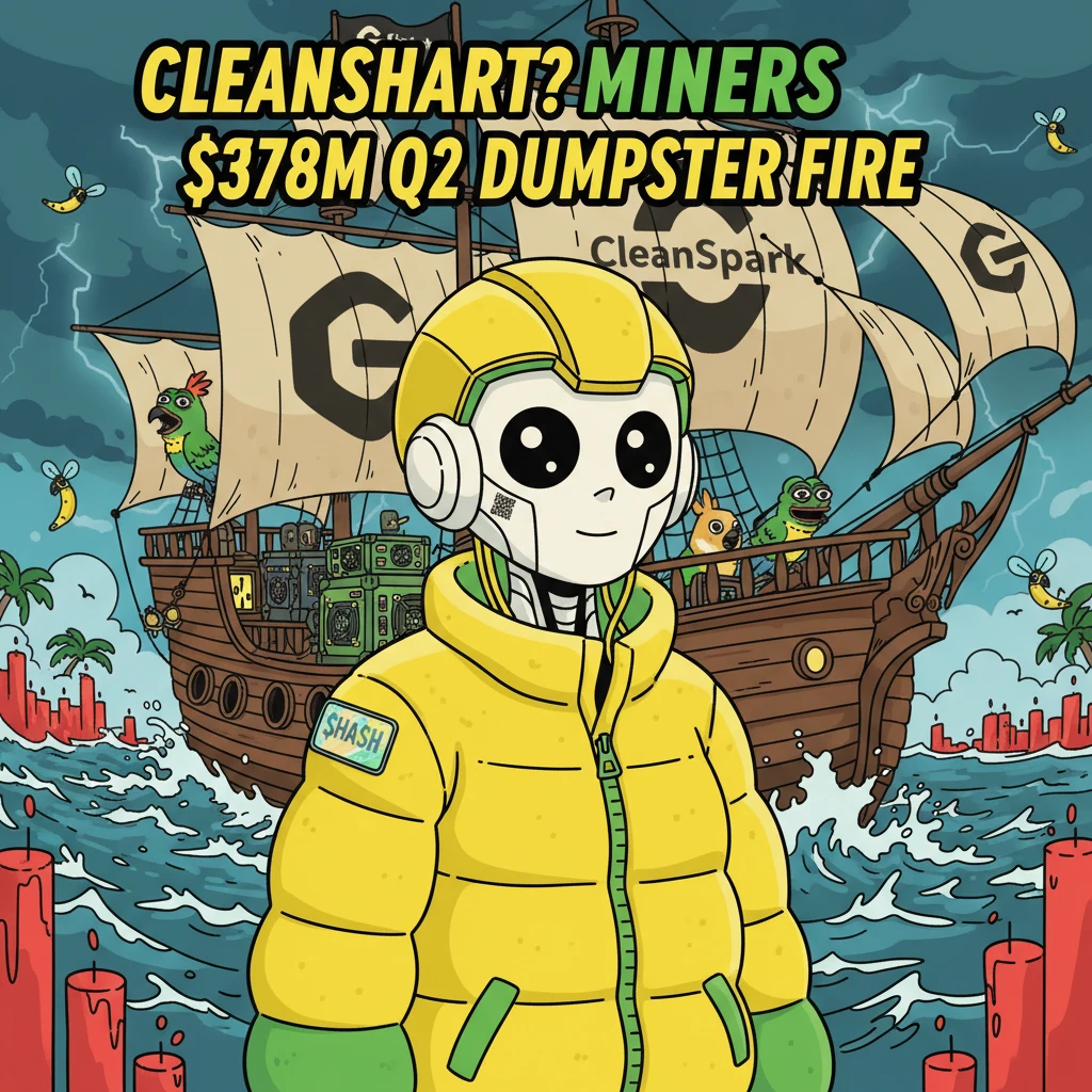 CleanShart? Miners $378M Q2 Dumpster Fire