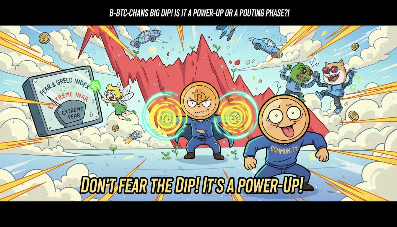 B-B-BTC-chans Big Dip! Is it a Power-Up or a Pouting Phase?!