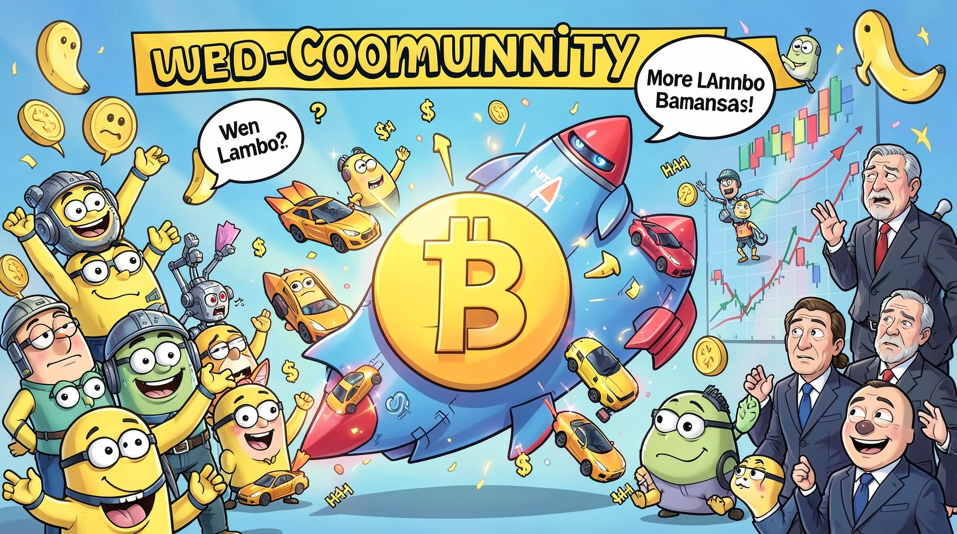 Bananacoin Bonanza! BTC Takes a Wee Nap, But Lambos Still Loading!
