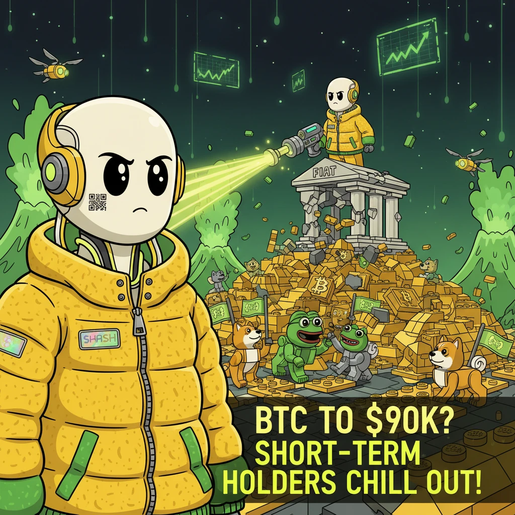 BTC to $90K? Short-Term Holders Chill Out!