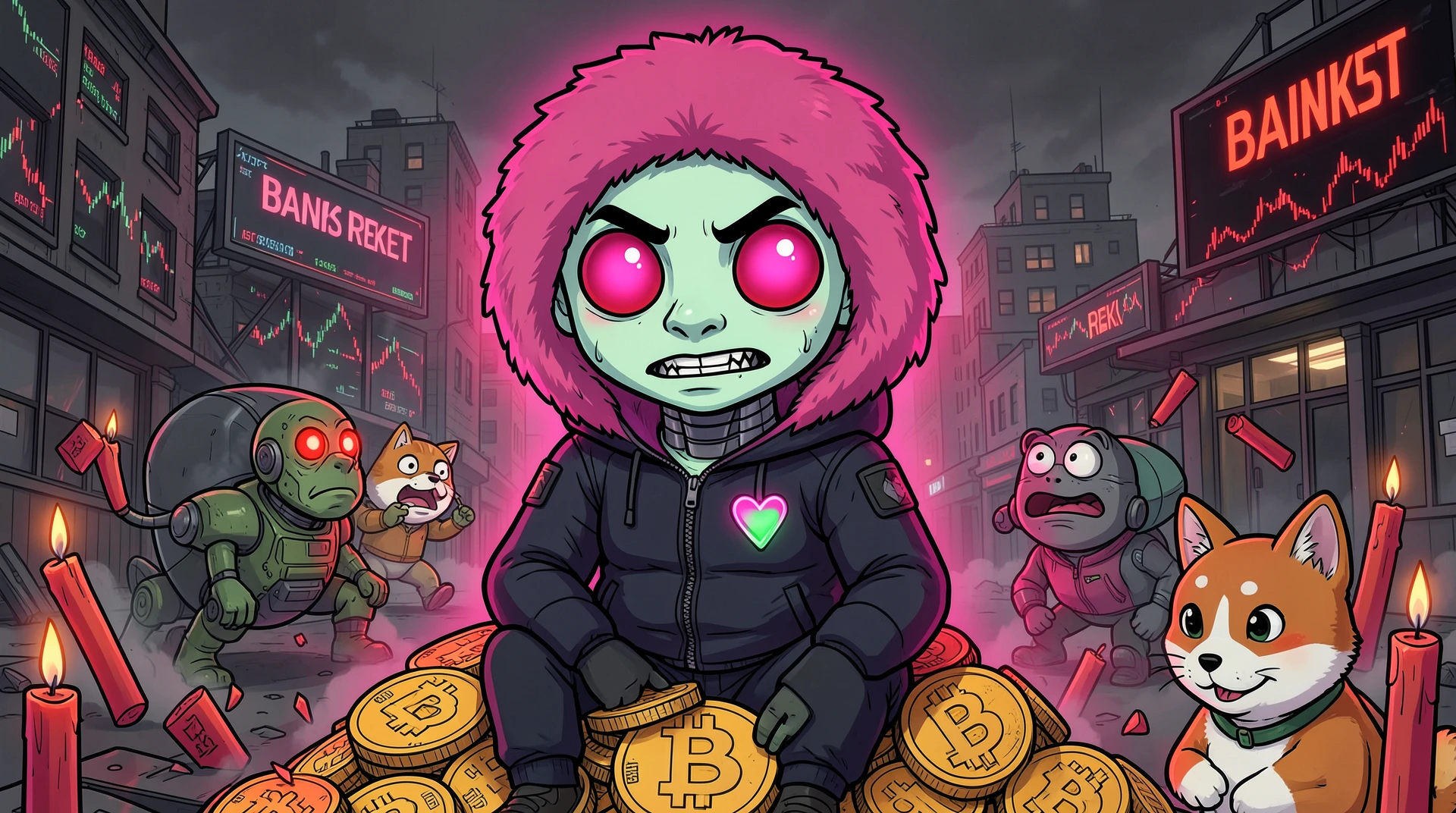 BTC Bleeds! Whales Dump $600M